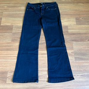 Just black 28P, Navy bootcut jeans
